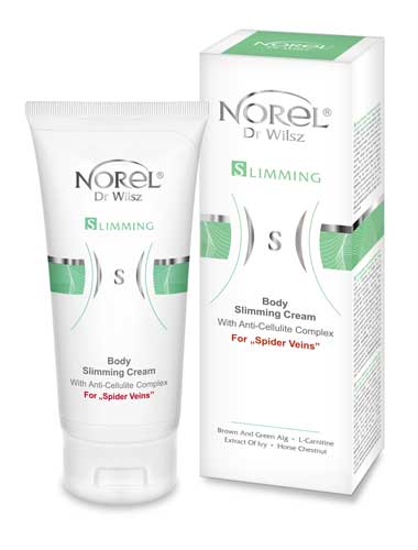 Body Slimming Cream With Anti-Cellulite Complex For „Spider Veins”